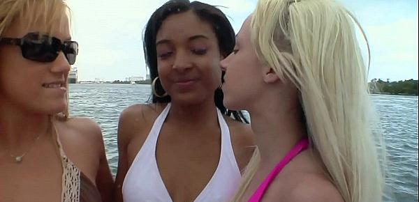  Lesbian orgy on the yacht